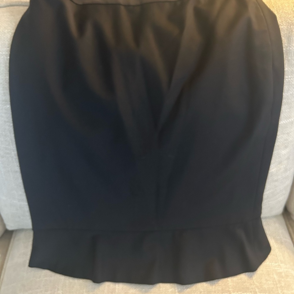 Ann Taylor Classic Black Skirt Sz4 P